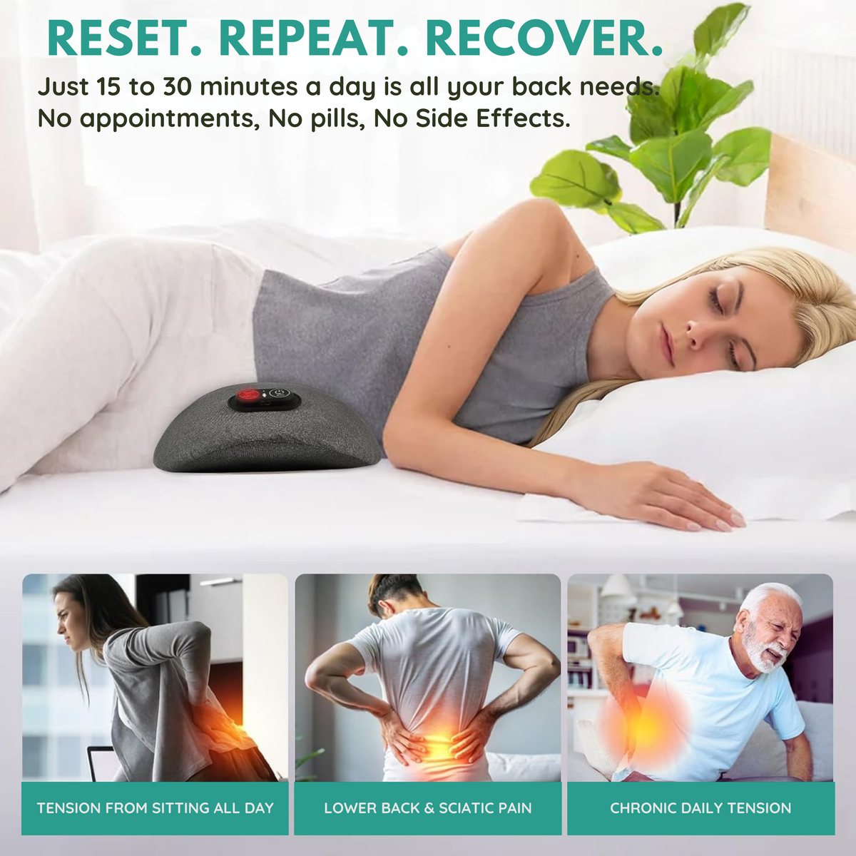 Essora Pro™ Lumbar Massage Pillow
