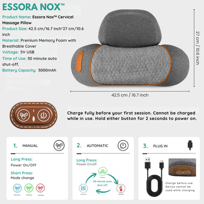 Essora Nox™ Cervical Massage Pillow